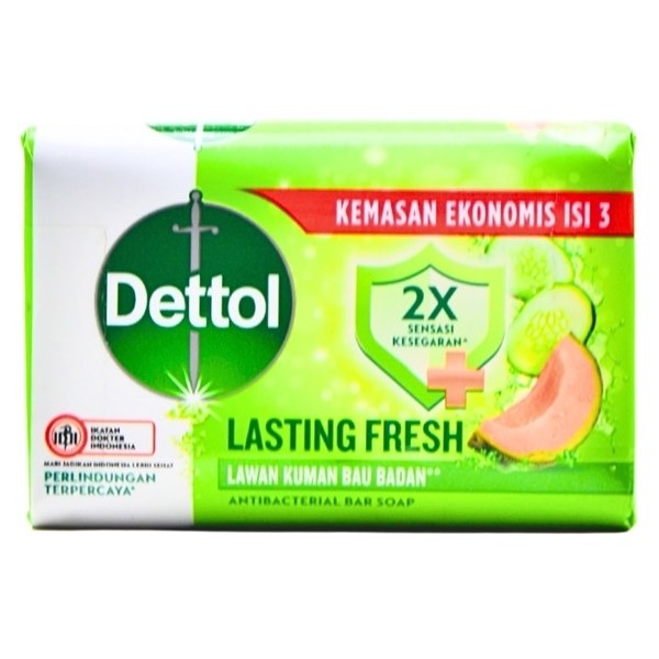 Dettol Anti Bacterial  Soap Bar 100g - Lasting Fresh