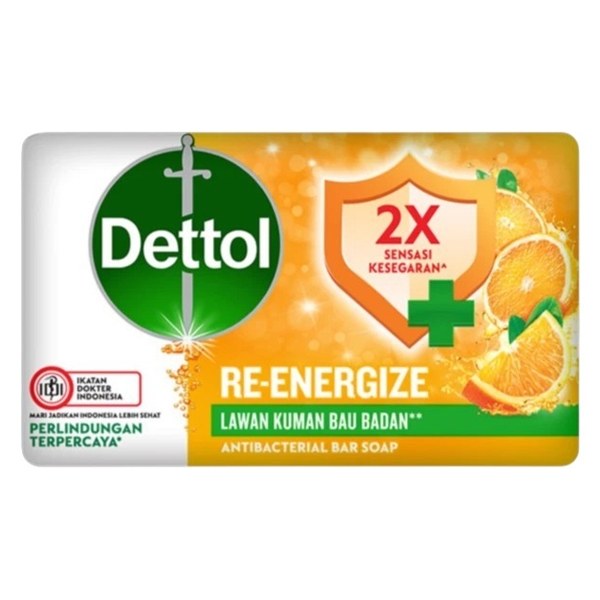 Dettol Anti Bacterial  Soap Bar 100g - Re-Energize