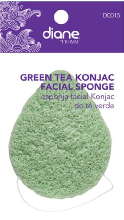 Diane Green Tea Konjac Facial Sponge D0015