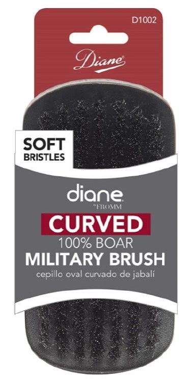 Diane Curved Soft Military Brush D1002