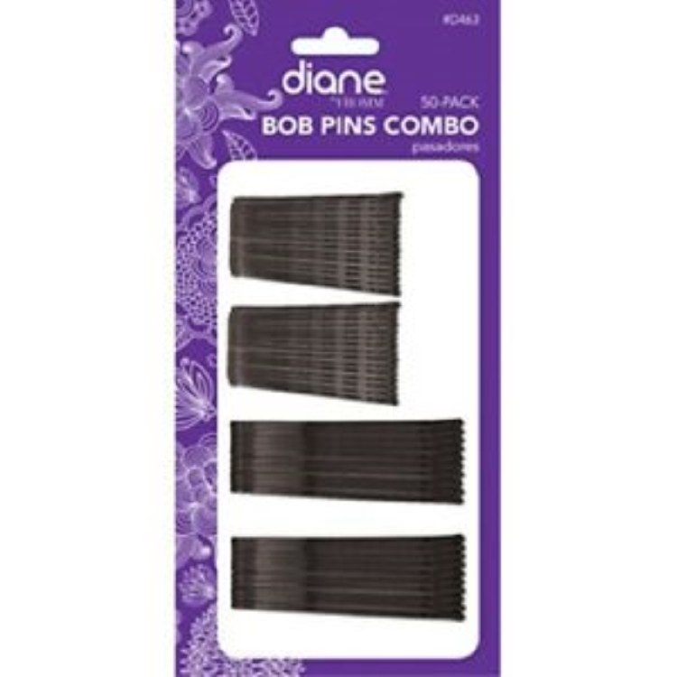 Diane Bob Pin Combo, Black 50pk #D463