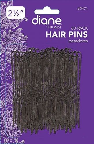 Diane Hair Pins 2 1/2'' Black 60pk, #D471