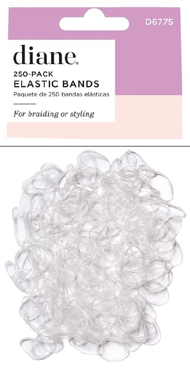 Diane Elastic Bands, Clear, 250 Count #D6775