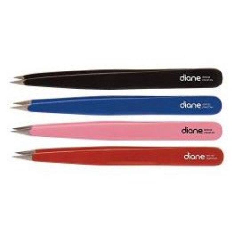 Diane Tweezer Pointed 4 Assorted Color #D9182