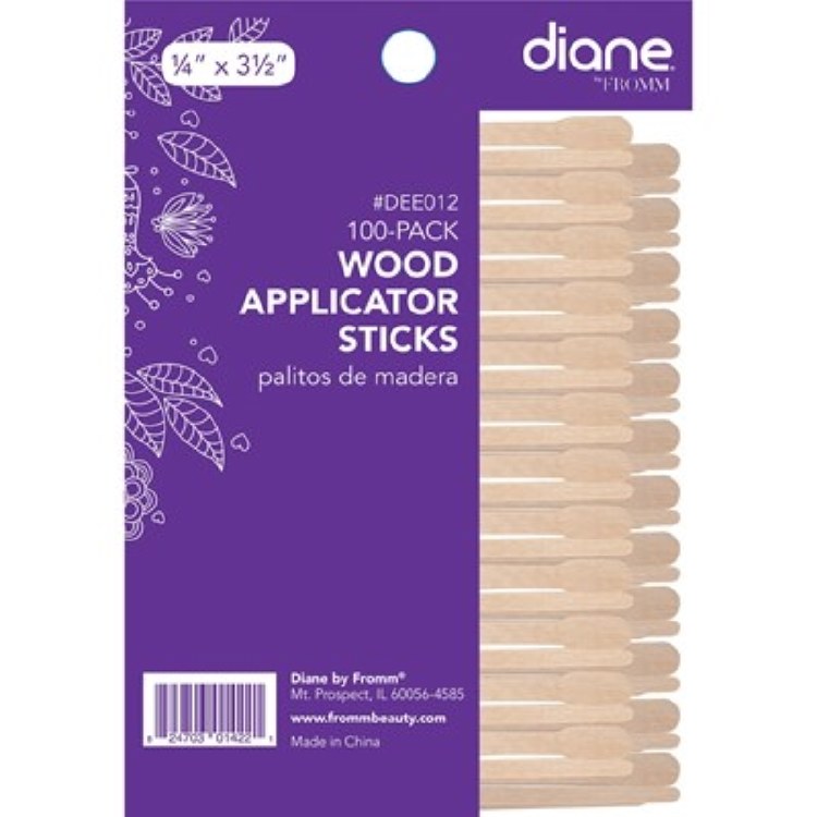 Diane Wood Applicator Sticks 100pk #DEE012