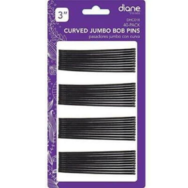 Diane Curved Jumbo Boddy Pins 3'' #DHC018