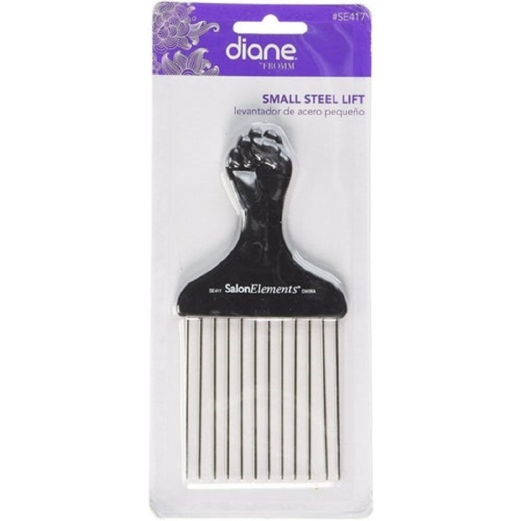 Diane Salon Elements Small Steel Lift Black #SE417