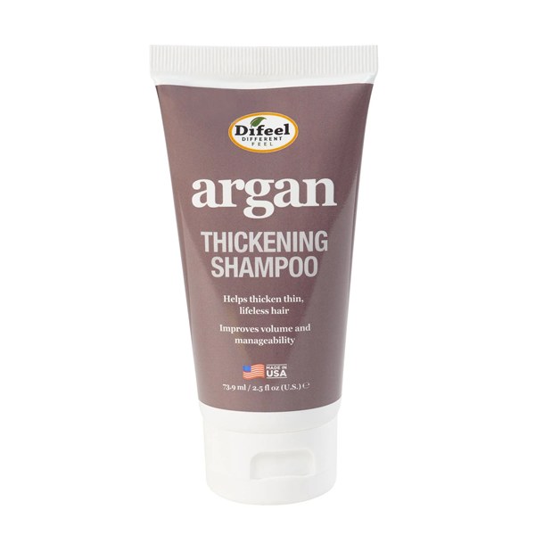 Difeel Argan Thickening Shampoo 2.5oz