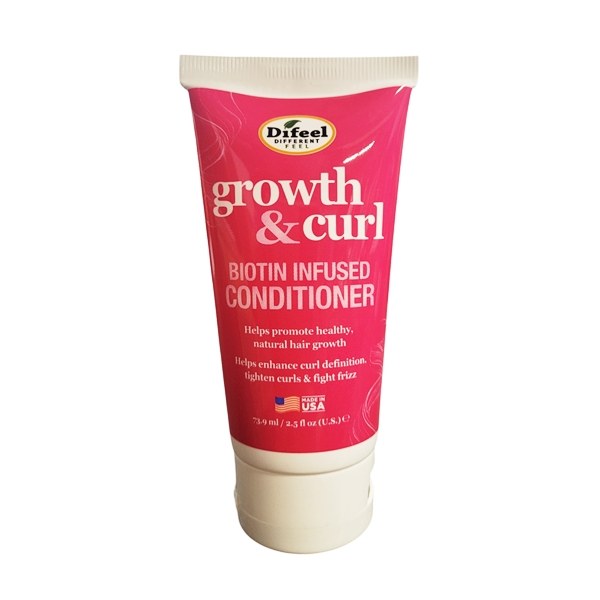 Difeel Growth & Curl Biotin Infused Conditioner 2.5oz