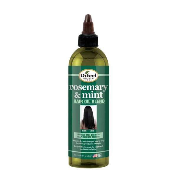 Difeel Rosemary & Mint Hair Oil 8oz