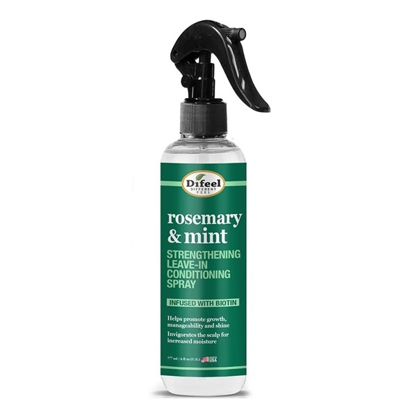 Difeel Rosemary & Mint Strengthening Leave-In Conditioning Spray 6oz