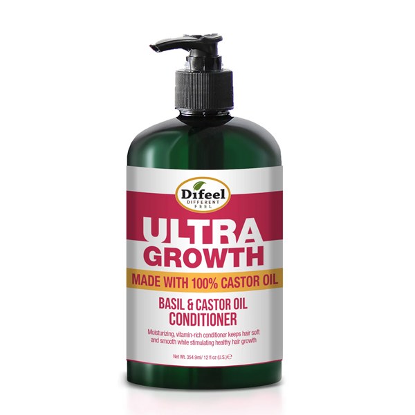 Difeel Ultra Growth Basil & Castor Hair Conditioner 12oz