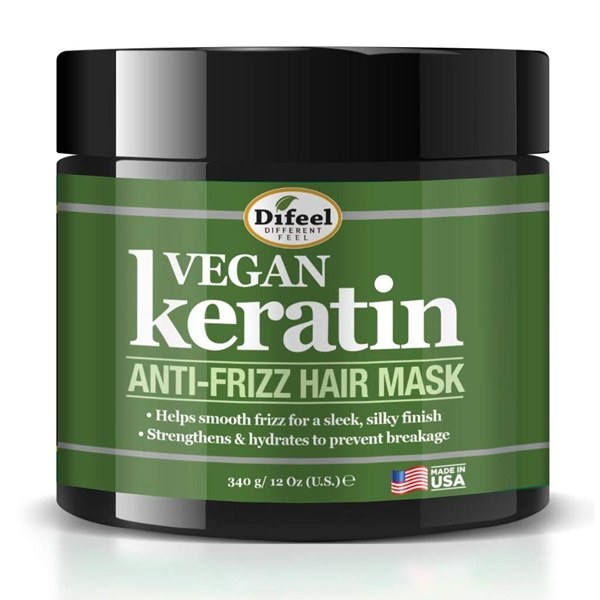 Difeel Vegan Keratin Anti-Frizz Hair Mask 12oz