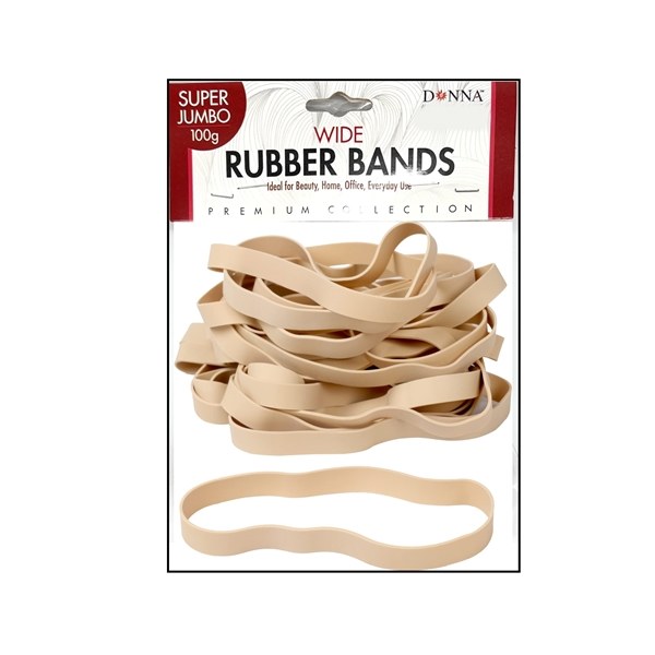 Donna Wide Rubber Band - Tan #0272