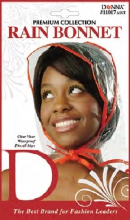 Donna Rain Bonnet Clear, Assorted Colors