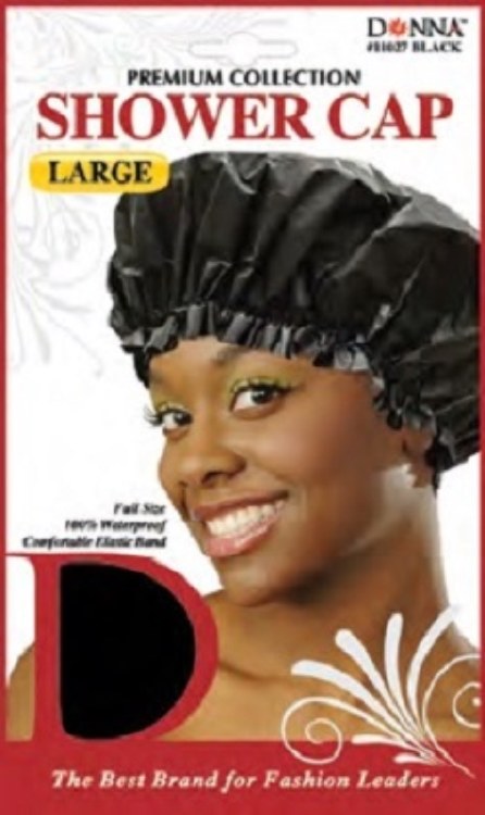 Donna Shower Cap Large, Black