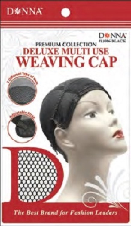 Donna Deluxe Multi-Use Weaving Cap, Black