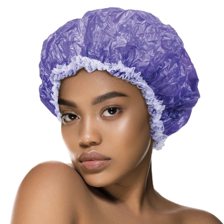 Donna Double Sided Shower Cap Assorted #22025