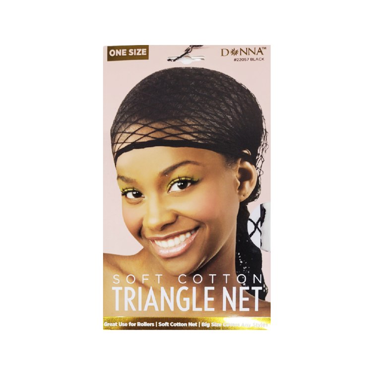 Donna Cotton Triangle Net #22057 - Black