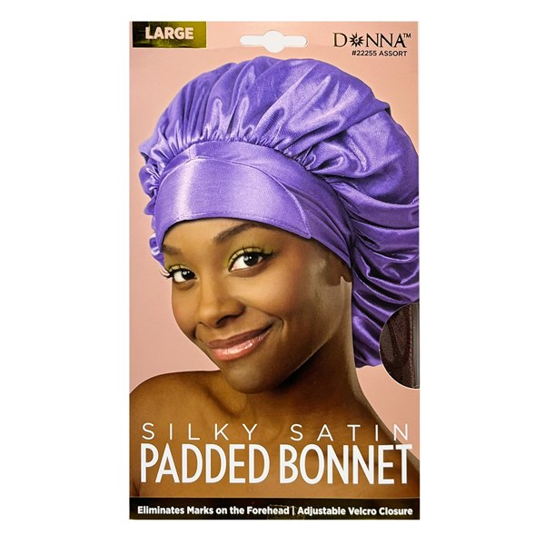 Donna Satin Padded Bonnet #22255 - Assorted Color