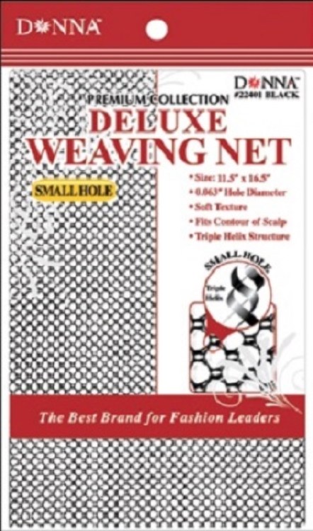 Donna Deluxe Weaving Net Small Hole, Black