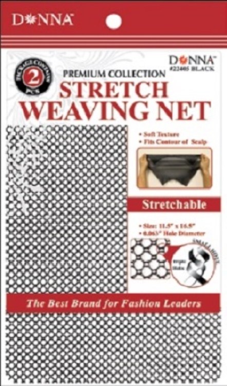 Donna Stretch Weaving Nets 2pcs, Black
