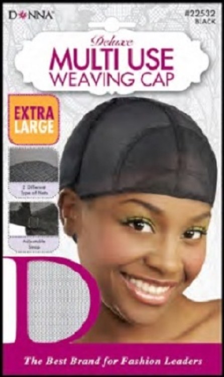 Donna Deluxe Multi-Use Weaving Cap X-Large, Black