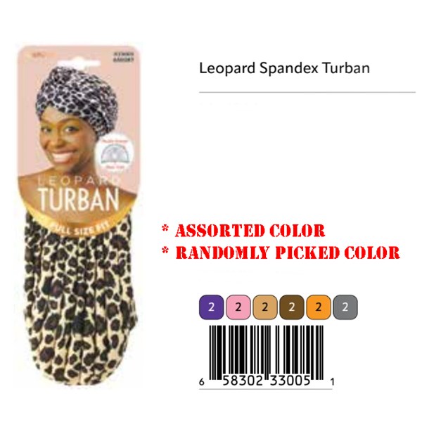 Donna Spandes Turban #33007 - Zebra