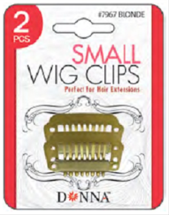 Donna Small Wig Clips 2pk Blonde #7967