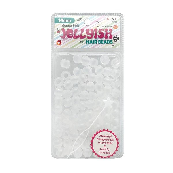 Donna Jellyish Hair Beads #8751 - Clear