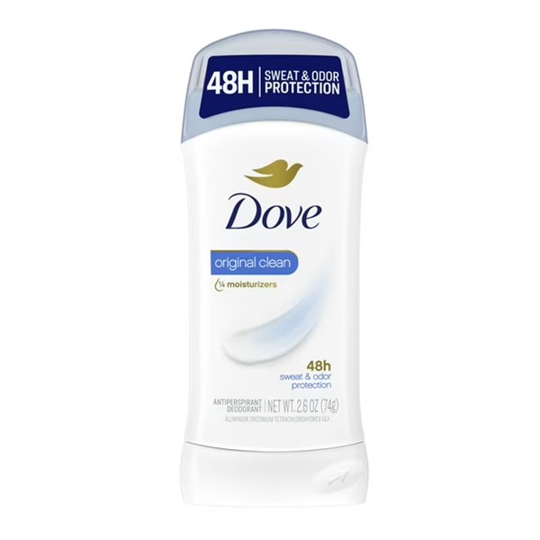 Dove 1/4 Moisturizers Deodorant Stick 2.6oz - Original Clean