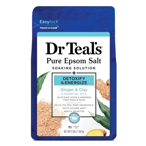 Dr Teal's Epsom Salt 3LB - Ginger & Clay
