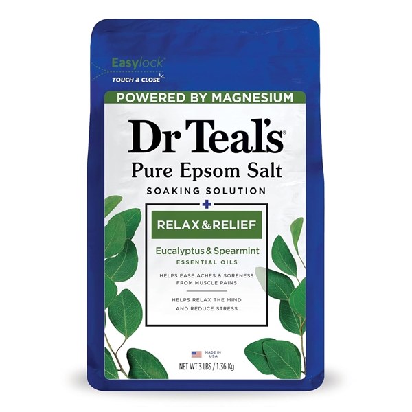 Dr Teal's Epsom Salt 3LB - Eucalyptus & Spearmint