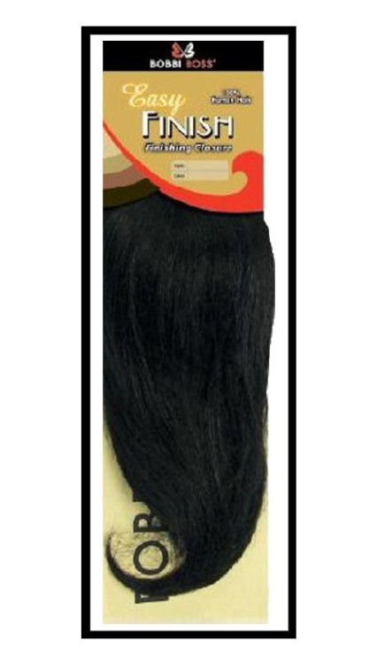 Bobbi Boss Easy Finish 100% Human Hair Finishing Closure