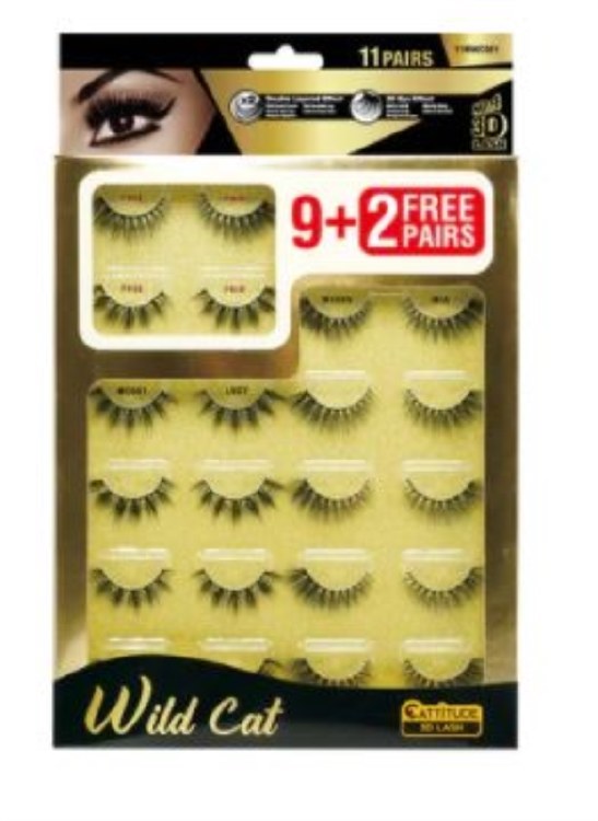 11 Pairs Mega Lash - Wild Cat