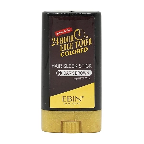 EBIN 24HR Edge Tamer Stick 0.53oz - Dark Brown