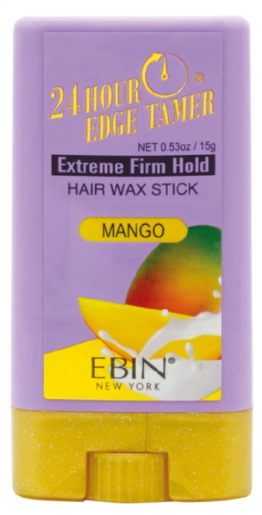 Ebin 24 Hour Edge Tamer Wax Stick Mango 0.53oz