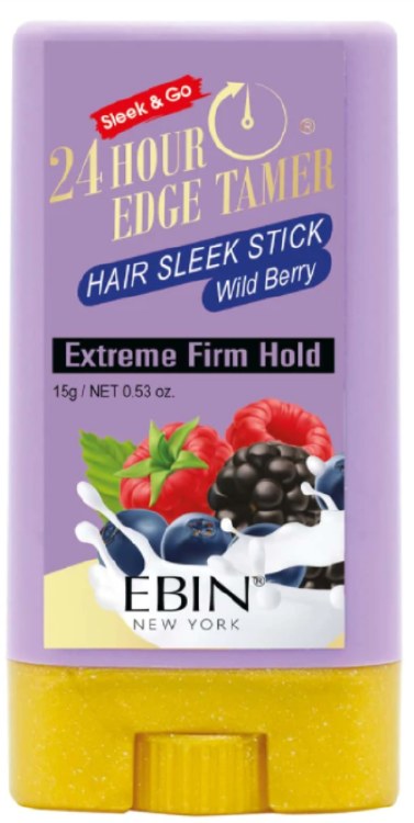 Ebin 24 Hour Edge Tamer Wax Stick Wild Berry 0.53oz