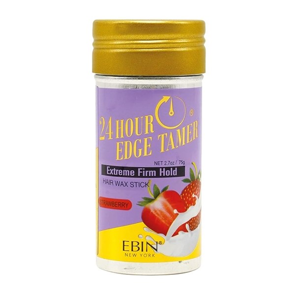 EBIN 24 Hour Edge Tamer Sleek Hair Wax Stick 2.7oz - Strawberry