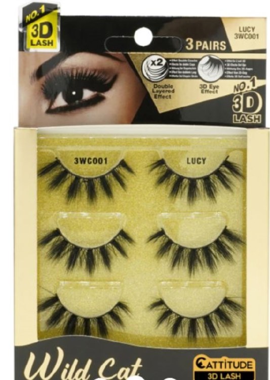 Wild Cat Lashes 3pk - Style Lucy