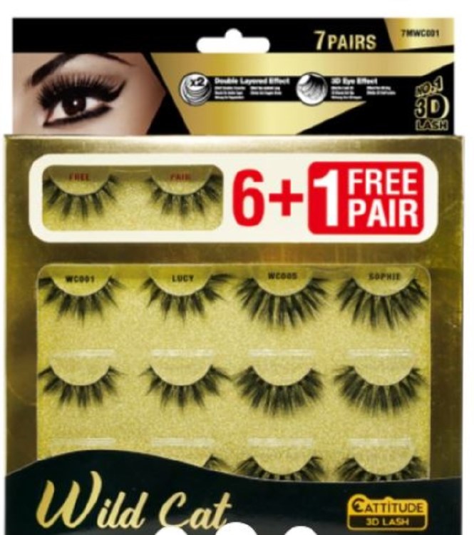 7 Pairs Mega Lash - Wild Cat