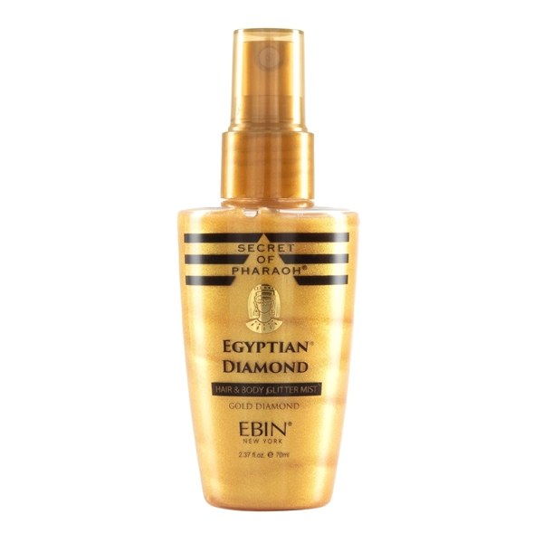 EBIN Egyptian Diamond Hair & Body Glitter Mist 2.37oz - Gold