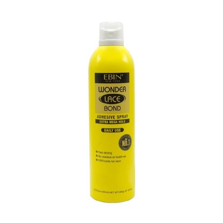 Ebin Wonder Lace Bond Adhesive Spray Extra Mega Hold 14.2oz