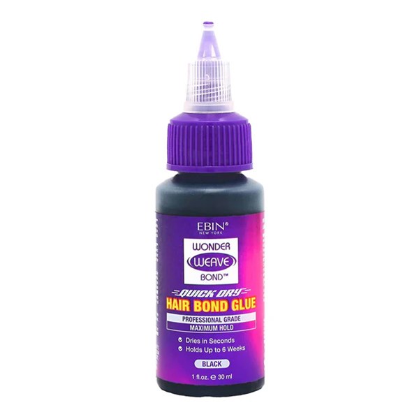 EBIN Wonder Weave Bond Hair Bond Glue 1oz - Black