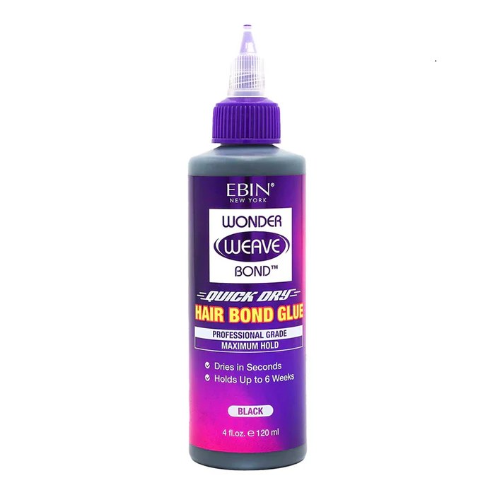 EBIN Wonder Weave Bond Hair Bond Glue 4oz - Black