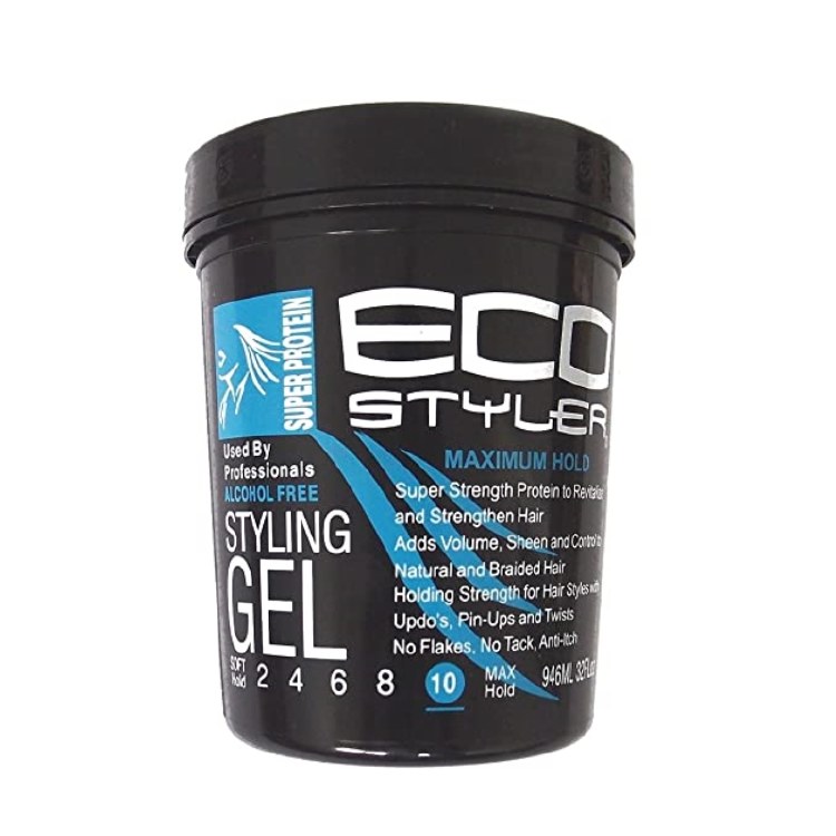 Eco Style Super Protein Hair Maximum Hold Black 32oz