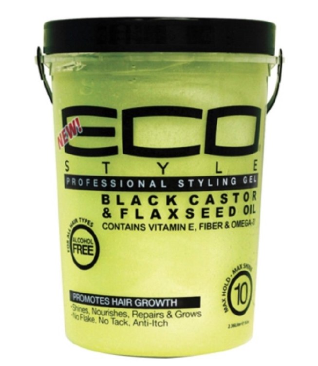 Eco Style Black Castor & Flaxseed Oil Styling Gel 80oz