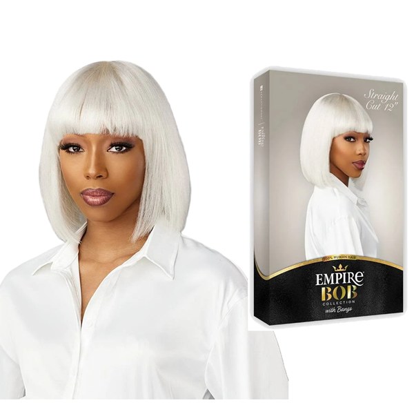 Empire Bob Wig - Straight Cut 12 inch -  # 1B