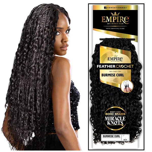 Empire Feather Crochet - Burmese Curl 10 Inch - # 1