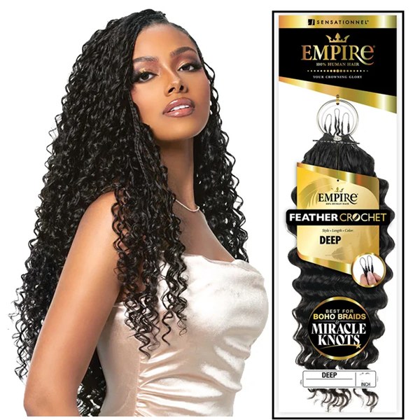 Empire Feather Crochet - Deep 10 Inch - # 1